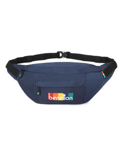 United Colors of Benetton - Trellis Unisex Polyester Waist Bags Navy Blue (S)