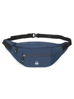 United Colors of Benetton - Augustus Unisex Polyester Waist Bags Navy Blue (S)