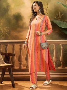 Stylum - Women Cotton Blend Straight Co-Ord Set