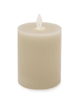 Pure Home + Living - Grey LED Flickering Flame Candle