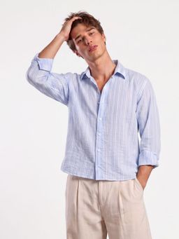 NISHORAMA - Blue Stripes Shirt