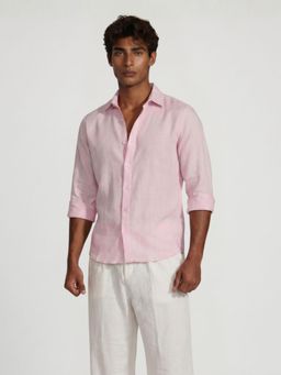 NISHORAMA - Pink Solid Shirt