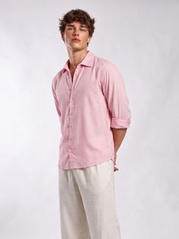 NISHORAMA - Pink Solid Shirt