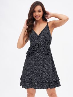 Kibo - Black Polyester Dress For Women