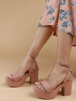 DENILL - Pink Patent Leather Heels