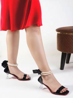 DENILL - Black Patent Leather Heels