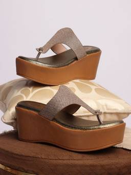 DENILL - Copper Synthetic Heels