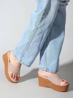 DENILL - Pink Synthetic Heels