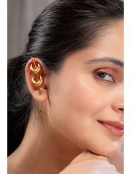 AARSEE OFFICIAL - Anti-Tarnish 22Kt Gold-Plated Boho Needle Earrings