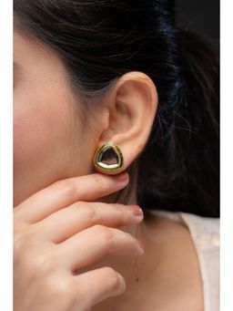 AARSEE OFFICIAL - Gold Plated Classic Polki Studs