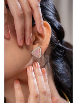 AARSEE OFFICIAL - Pastel Pink Monalisa Studs