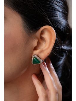 AARSEE OFFICIAL - Green Monalisa Studs