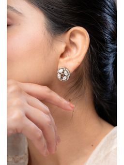 AARSEE OFFICIAL - Maroon Moissanite Studs Ruby