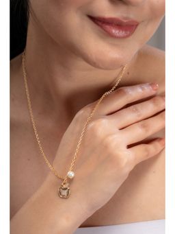 AARSEE OFFICIAL - Anti-Tarnish 22Kt Gold-Plated Apple Charm Pendant