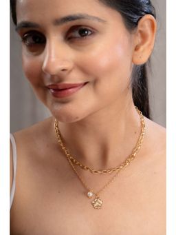 AARSEE OFFICIAL - Anti-Tarnish 22Kt Gold-Plated Paw Charm Stackable Necklace