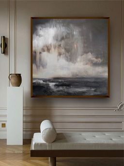 The Art House - Abstract Painting Multicolor (30X30 Inches)