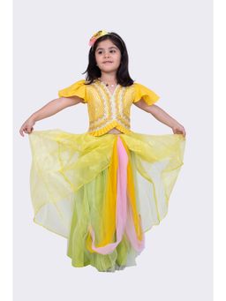 TWISHA - Multi-Color Embroidered Lehenga and Blouse (Set of 2)