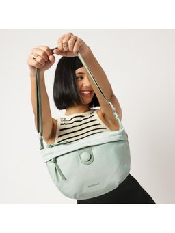 Fastrack - Women Neo Sling Bag With Detachable Strap - Green