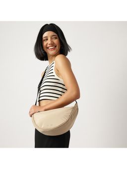 Fastrack - Women Urban Curve Sling Bag - Taupe