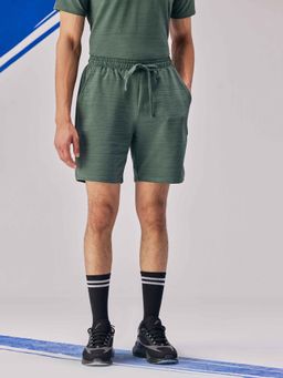UNSTD - Green Solid/Plain Mid Waist Short