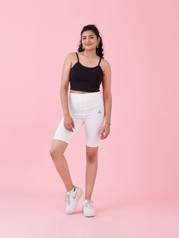 Muvazo - Carefree Crop Spaghetti Black