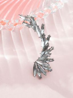 Niscka - Radiant American Diamond Dual-Tone Ear Cuff