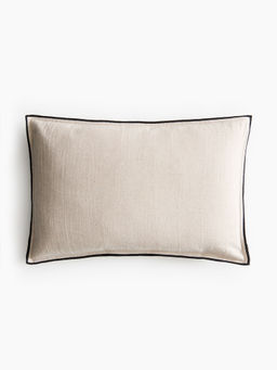 H&M - Beige Linen-Blend Cushion Cover