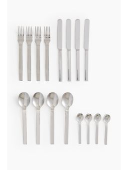 H&M - Silver 16-Piece Cutlery Set