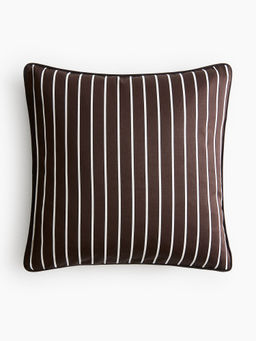 H&M - Brown Cotton Satin Cushion Cover