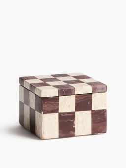 H&M - Brown Lidded Marble Box