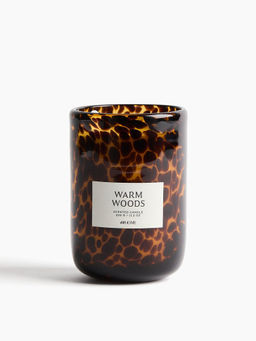 H&M - Brown Scented Candle In Glass Holder