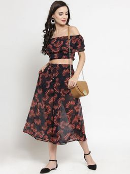 Sera - Women Black Off Shoulder Top