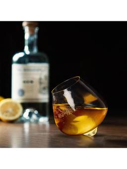 Melbify - Rotating Snifter Whiskey Glass 350 Ml (Pack of 2)