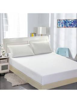 House of Gulab - 900 TC Fitted Bedsheet White