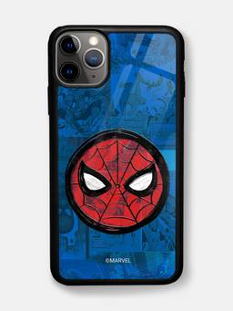Macmerise - Spidey Tingling Eyes Design iPhone 11 Pro Max Glass Case