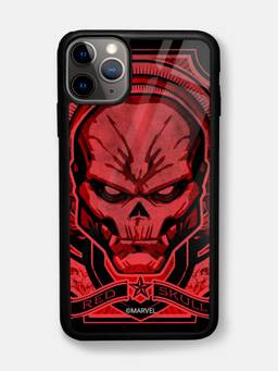 Macmerise - Red Skull Design iPhone 11 Pro Glass Case