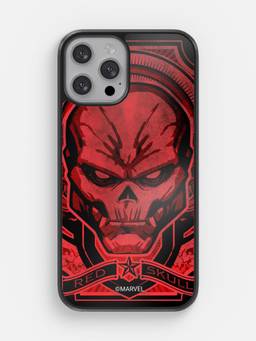 Macmerise - Red Skull Design iPhone 12 Pro Max Bumper Case