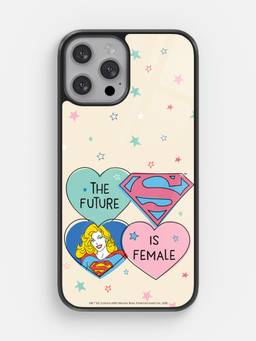 Macmerise - Supergirl Future Design iPhone 12 Pro Max Glass Phone Back Case