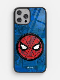 Macmerise - Spidey Tingling Eyes Design iPhone 12 Pro Max Glass Case