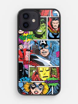 Macmerise - Comic Marvel Design iPhone 12 Mini Bumper Case