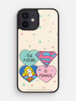 Macmerise - Supergirl Future Design iPhone 12 Mini Glass Phone Back Case