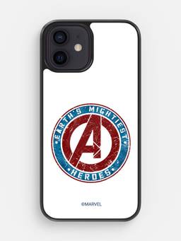 Macmerise - Earth's Mightiest Badge Design iPhone 12 Mini Glass Case