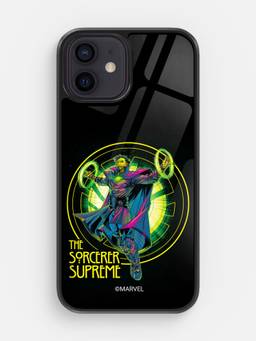 Macmerise - The Sorcerer Supreme Design iPhone 12 Mini Glass Case