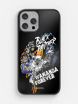 Macmerise - Black Panther Sketch Design iPhone 12 Pro Bumper Case