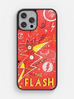 Macmerise - Printed Flash Doodle iPhone 13 Pro Max Bumper Case