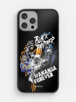 Macmerise - Black Panther Sketch Design iPhone 13 Pro Max Bumper Case