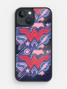 Macmerise - iPhone 13 Mini Printed JL Scribbled Logo Bumper Case