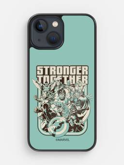 Macmerise - Stronger Together Sketch Design iPhone 13 Mini Bumper Case