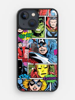 Macmerise - Comic Marvel Design iPhone 13 Mini Glass Case