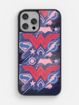 Macmerise - JL Scribbled Logo Printed iPhone 13 Pro Bumper Case